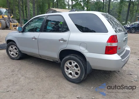 2001 Acura Mdx z USA, uszkodzony, nr VIN 2HNYD18691H535020